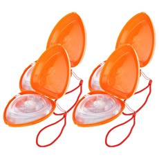 CPR 레스큐 포켓 마스크, 1개입, 4개, 블루