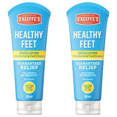 O'Keeps Healthy Fit 足部去角質霜 85g, 1入, 2個, 80ml