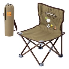 로고스 스누피 타이니 체어, 올리브그린, 1개