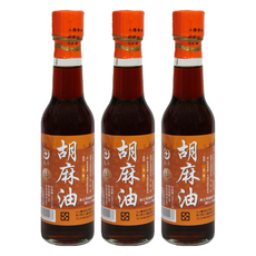 北斗馨油 純胡麻油，精製芝麻油及大豆油調合，清香芝麻香氣, 220ml, 3瓶