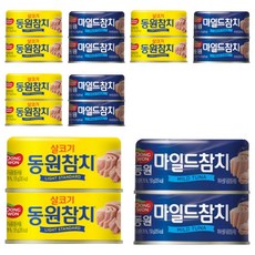 동원 라이트스탠다드 참치 통조림 135g x 2p +마일드 참치 통조림150g x 2p 세트, 4세트