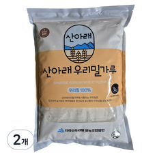 Sanarae 國產小麥粉 金剛全麥中筋麵粉, 3kg, 2個