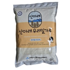 Sanarae 韓國國產小麥粉 白江白麥高筋麵粉, 3kg, 1個