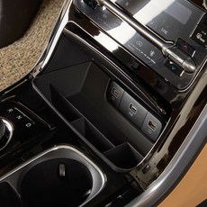 메이튼 카니발 KA4 튜닝 차량용 센터페시아 수납 트레이, 블랙, 기아 4세대 카니발 KA4