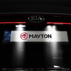 MAYTON Carnival KA4 改裝車用後車廂車牌LED開關, 單一顏色, 1個