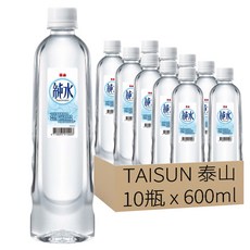 TAISUN 泰山 小純水, 600ml, 10瓶