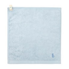 Bamboo bebe 刺繡印花毛巾 77g, 灰藍色, 1入