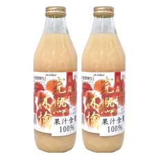 JA 完熟林檎蘋果汁 1L*2瓶 日本青森蘋果 100%純天然 無添加
