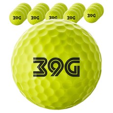 XNELLS 高反發遠距型2層輕量高爾夫球 39g, 20顆, 1顆, 黃色