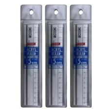 CoX 三燕興業 壓克力直尺 CS-1500 15cm, 3個, 透明色