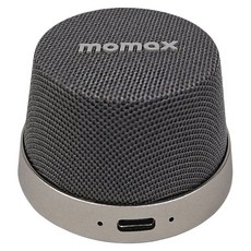 MOMAX 1-Vibe Go 磁吸藍芽音箱 BS6TWL, 鈦金色