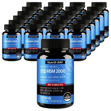 뉴트리디데이 메가렉스 관절 MSM 2000, 90정, 25개