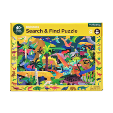 Mudpuppy 尋找拼圖 恐龍世界 拼圖 40+尋找物品, 64片, 1盒