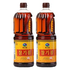 참고을 참기름, 1.8L, 2개