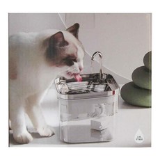 iCat 寵喵樂 選擇不繡鋼飲水器 2.6L, FT400, 透明, 1個