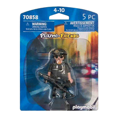 Playmobil 摩比人 Playmo-Friends 警察人偶 5件組, 1盒