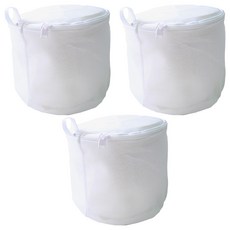 HIKOYA 和彥家 呵護內衣洗衣袋 加大拉鍊頭 不含螢光劑 不染色不漂白 MIT台灣製, 原色, 3個