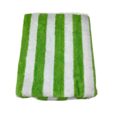 Crocodile 鱷魚 經典風情條紋浴巾 100%美國棉 66x137公分, 顏色隨機, 2條