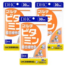 DHC 活力綜合維他命 富含維生素B1 12種均衡成分, 455mg, 30顆, 3包