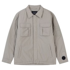 버커루 남성용 나일론 투포켓 패딩 점퍼 B244JP360P