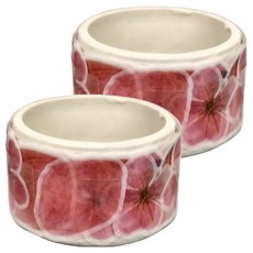 德德小品集 花系列紙膠帶 150枚, 裝飾用, 粉橘, 2個