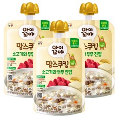 맘스쿠킹 12개월부터, 100g, 3개, 소고기와 두부 진밥
