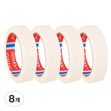 iQIHAN 遮蔽紙膠帶 30mm x 15m, 白色, 8個