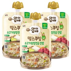 아이꼬야 맘스쿠킹 레토르트 이유식, 100g, 3개, 된장찌개 진밥