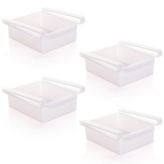 Anis冰箱懸掛用滑動抽屜, 白色的, 4個