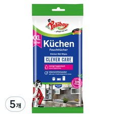 Poliboy 德淨 廚房清潔濕紙巾, 5個