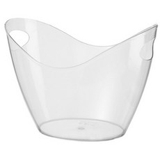 Soso貿易 大容量透明手提冰桶, 1個, 8L