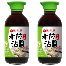 萬家香 無油水餃沾醬, 200ml, 2瓶