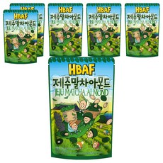 HBAF 杏仁果 濟州抹茶味, 190g, 6包