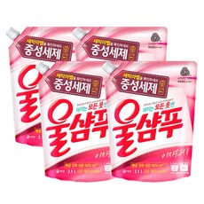 Wool Shampoo 吾香服 Easy Wash 中性羊毛洗衣精 經典補充包, 4個, 2.1L