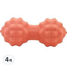 휴대용 운동 맛사지볼 피넛, 오렌지, 4개