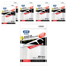 Shallop 刷樂 超細滑潔舌牙線棒, 50支, 6包