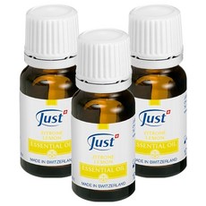 SwissJust 檸檬精油, 10ml, 3瓶