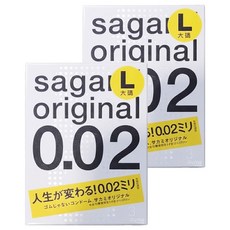 SAGAMI 相模 0.02mm超激薄保險套 L, 3個, 2盒