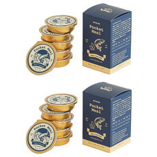 바잇미 강아지 포켓밀 간식캔, 혼합맛(연어/고구마), 180g, 2개