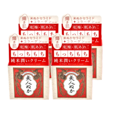 美人糠 純米潤澤精華霜 (米糠保濕/膠原蛋白/乾燥肌適用), 43g, 4罐