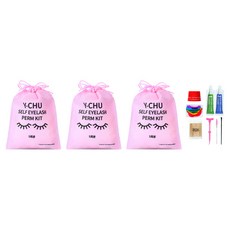 Y-Chu Season 3 無膠睫毛燙髮套裝 5 份全套, 混合色, 3套