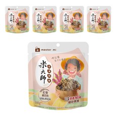 master mi 米大師 常溫熟飯 紅藜纖穀飯, 180g, 5包