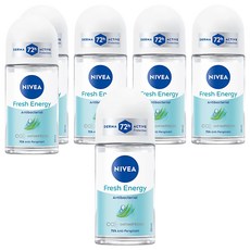 NIVEA 妮維雅 止汗爽身乳液 清新舒涼, 50ml, 6件