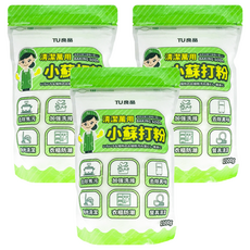 TU 良品 小蘇打粉 1kg 清潔萬用 天然除臭 居家清潔好幫手, 3包