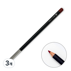 CELL Line 設計眉筆 6g, 酒紅色, 3支