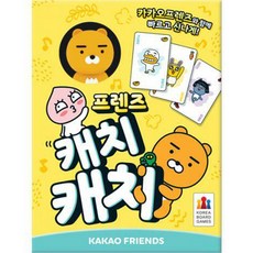 코리아보드게임즈 캐치캐치 카카오프렌즈 보드게임, 혼합색상, 1개