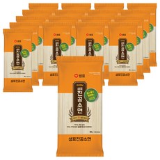 샘표국시 오리지날 진공소면, 900g, 18개