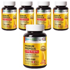 뉴트리디데이 프리미엄 프로폴리스, 180정, 5개