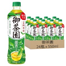 御茶園 台灣四季春 無糖, 550ml, 24瓶