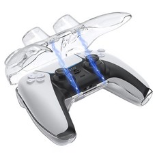 IINE 良值 PS5手柄磁吸保護殼, 透明, 1個